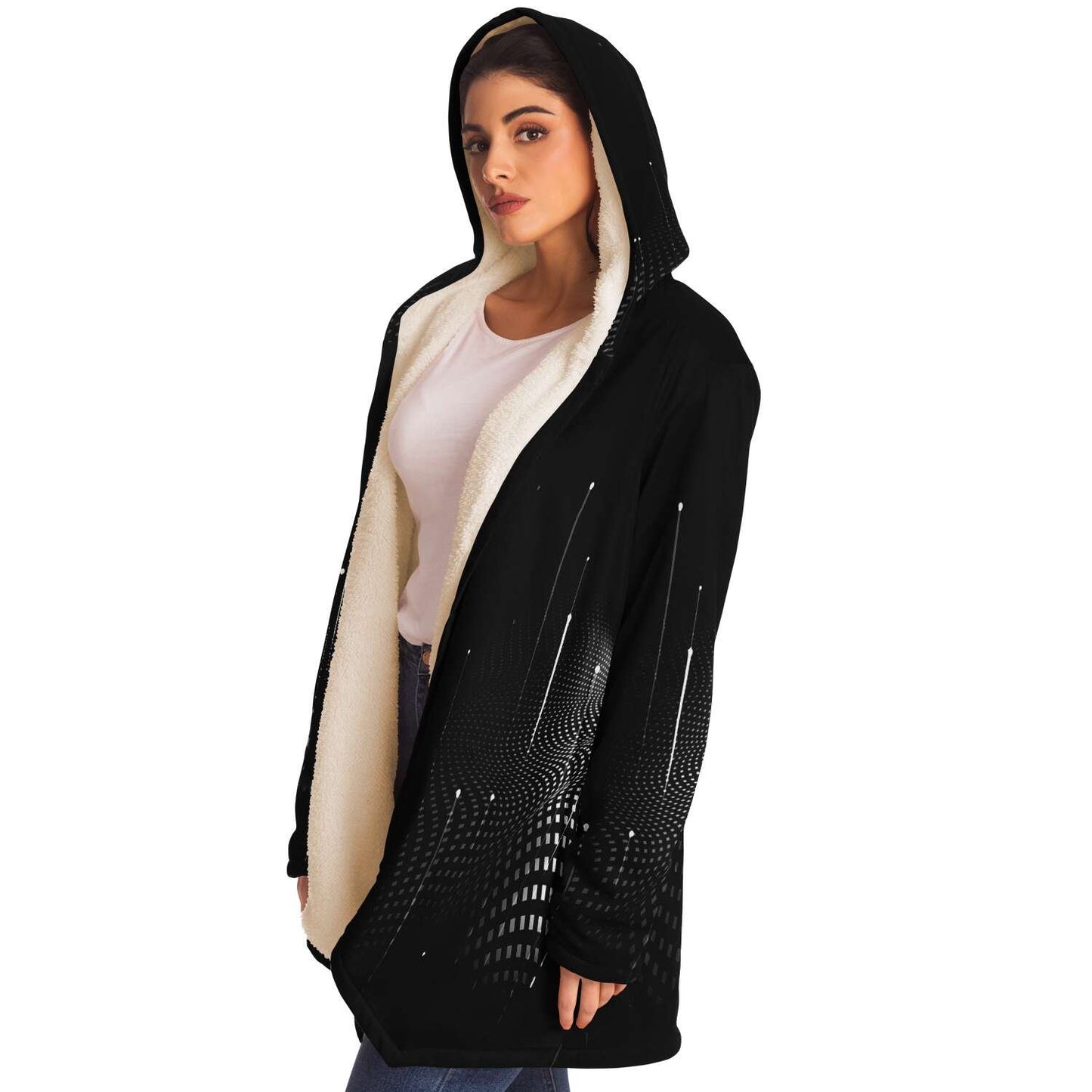 GUD VIBRATION hooded cloak