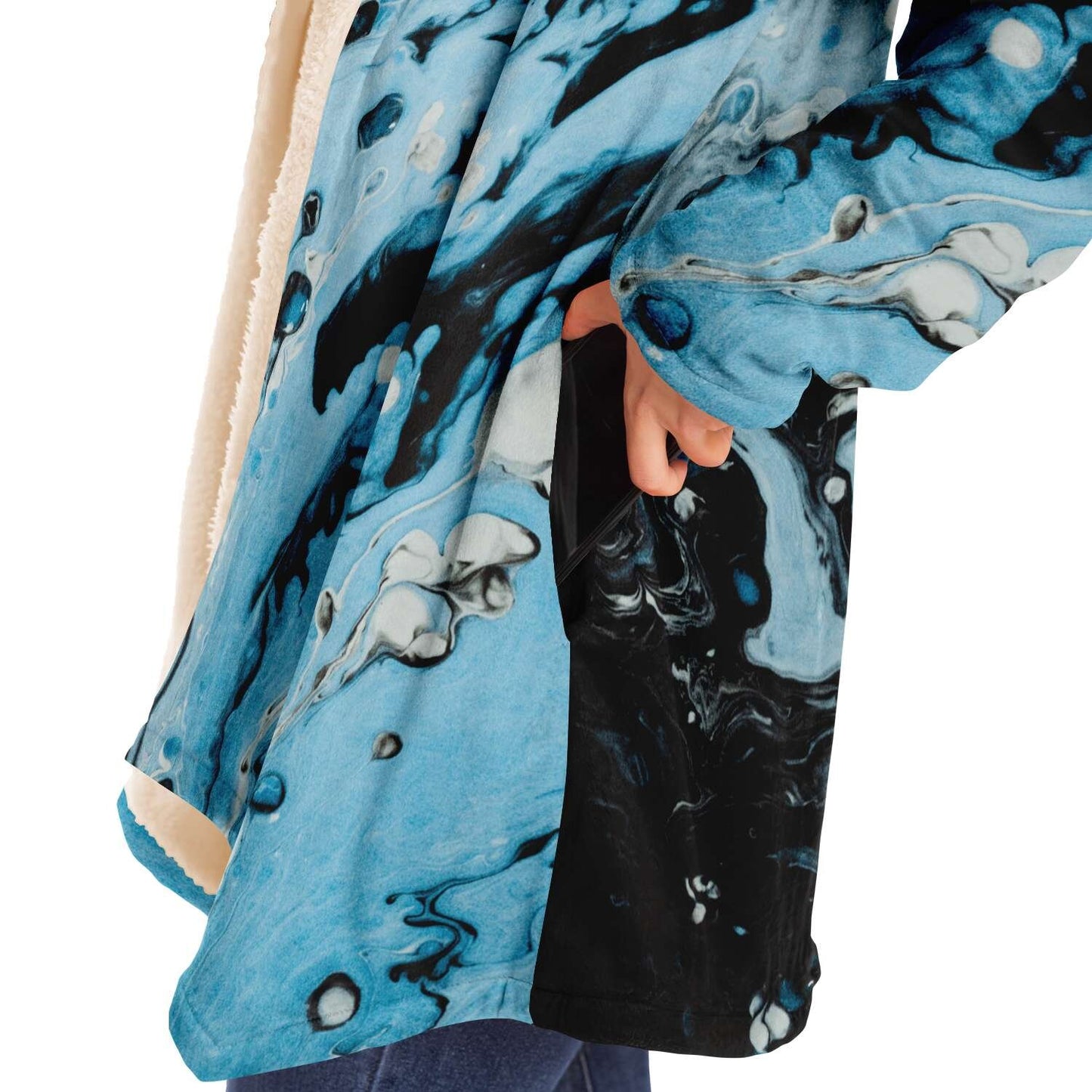 Water vapor hooded cloak
