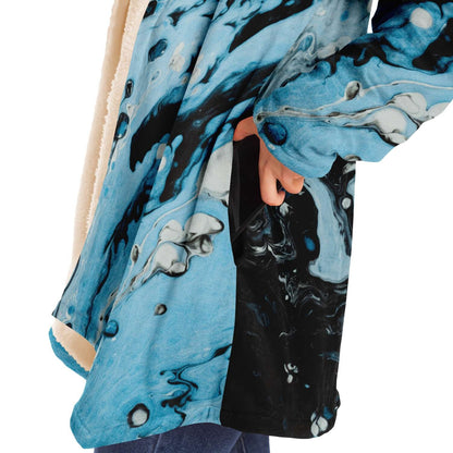 Water vapor hooded cloak