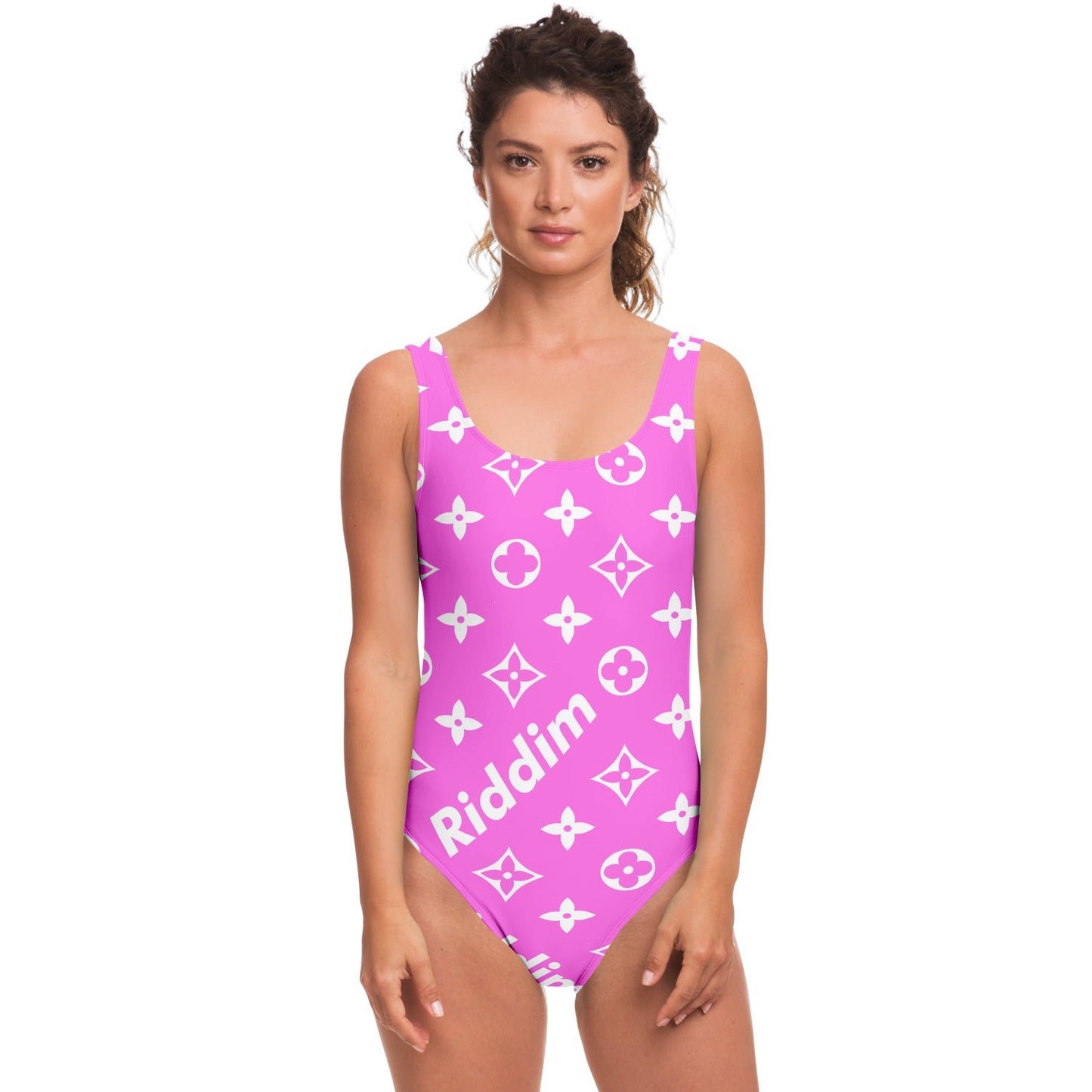 Pink Lv x riddim rave bodysuit