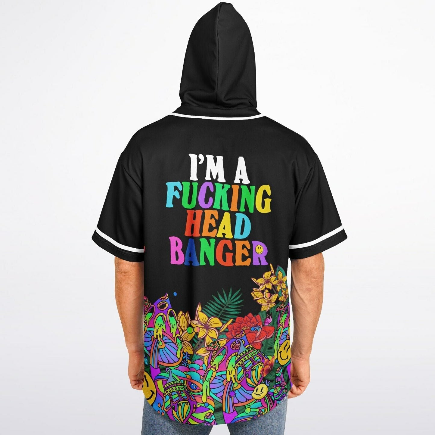 Joey custom Hooded Baseball Jersey