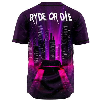 A Ryde or die custom jersey