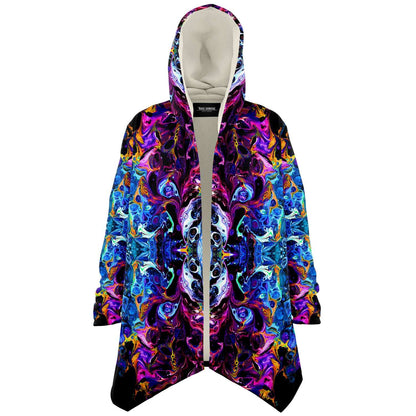 Psychedelic hooded cloak
