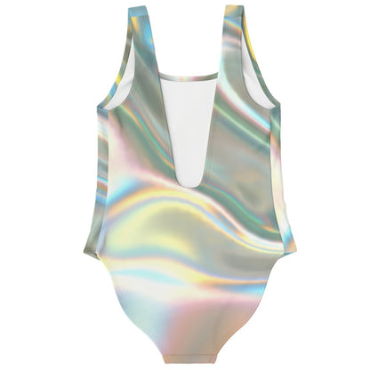 Iridescent rave bodysuit