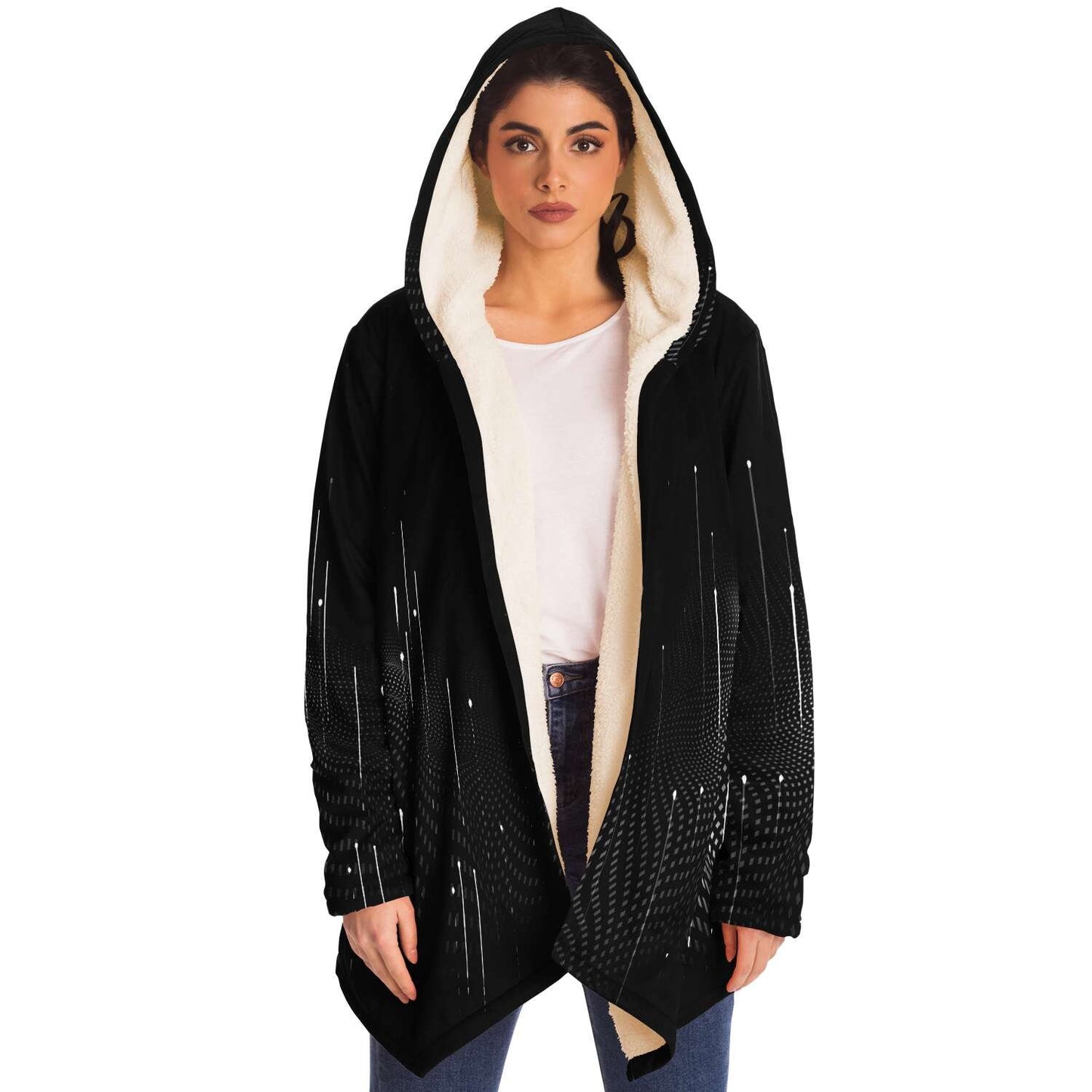 GUD VIBRATION hooded cloak