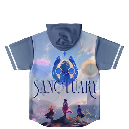Ethan k custom Hooded Baseball Jersey V2