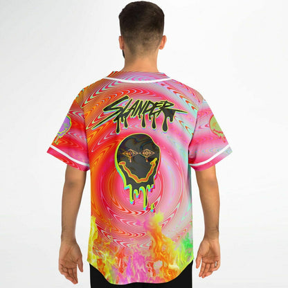 Colorful skull slander jersey 