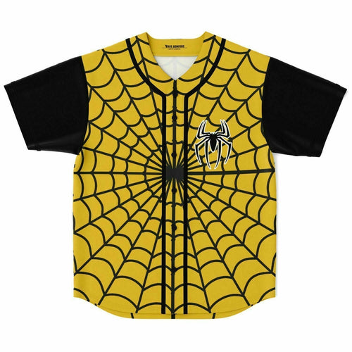 Gold Spider-man baseball jersey