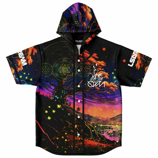 Badman Ganja white night jersey with Hood