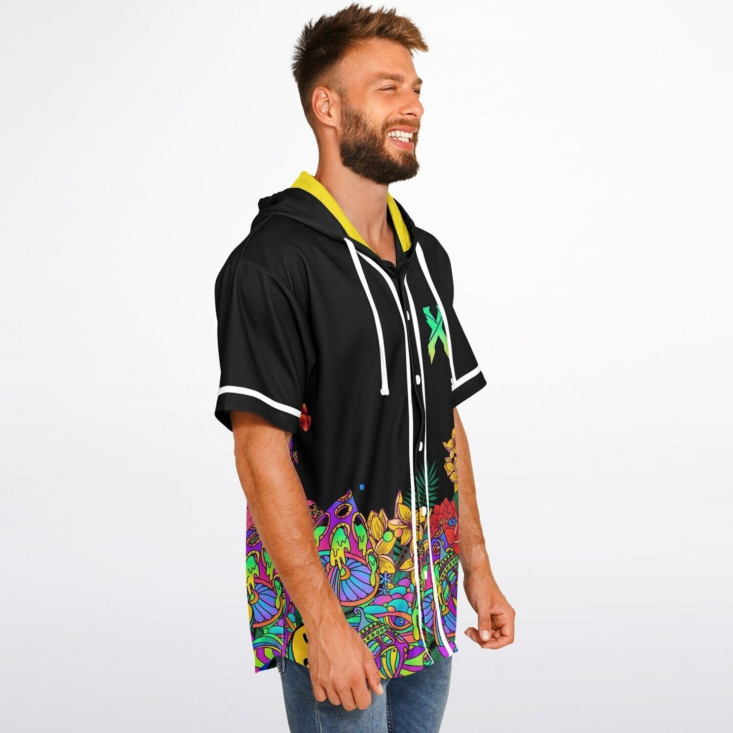 Joey custom Hooded Baseball Jersey