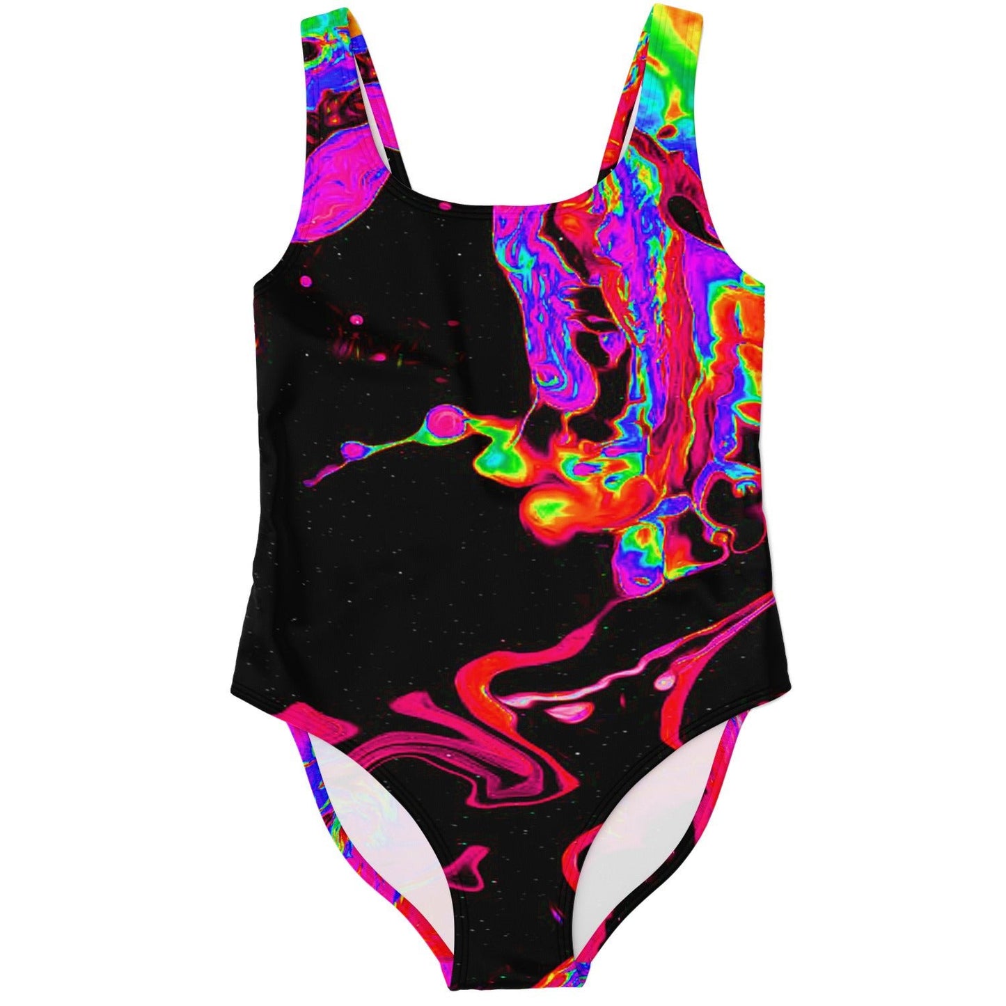 Pink oil silk rave bodysuit