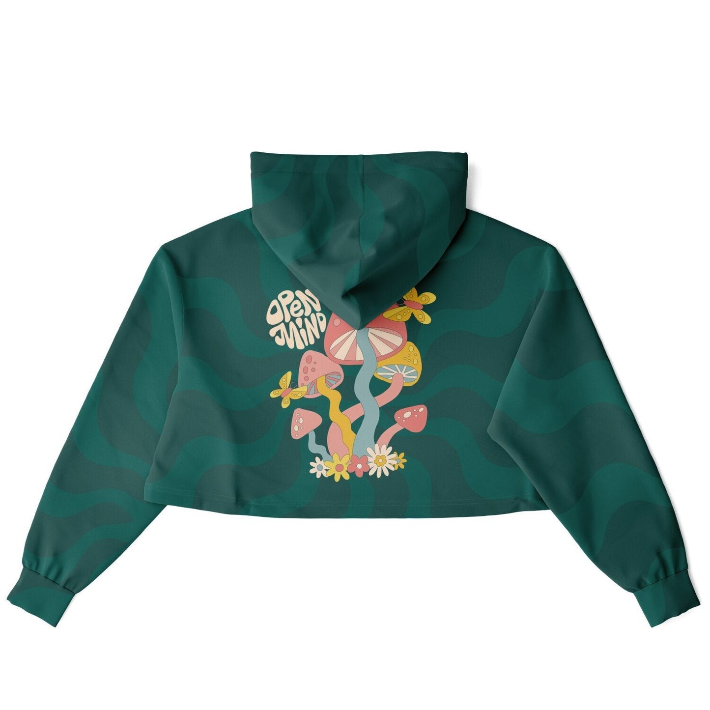 Open Mind cropped hoodie