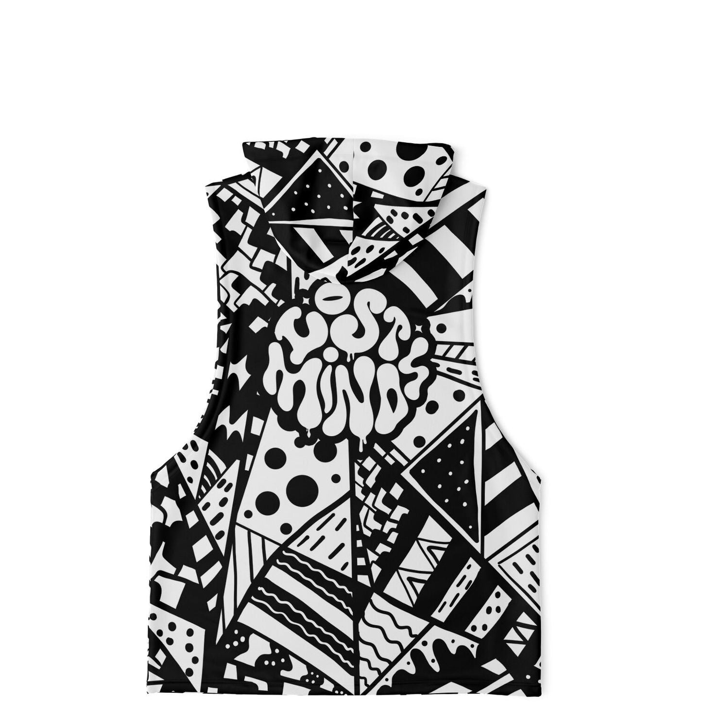 Lost minds Sleevless hoodie
