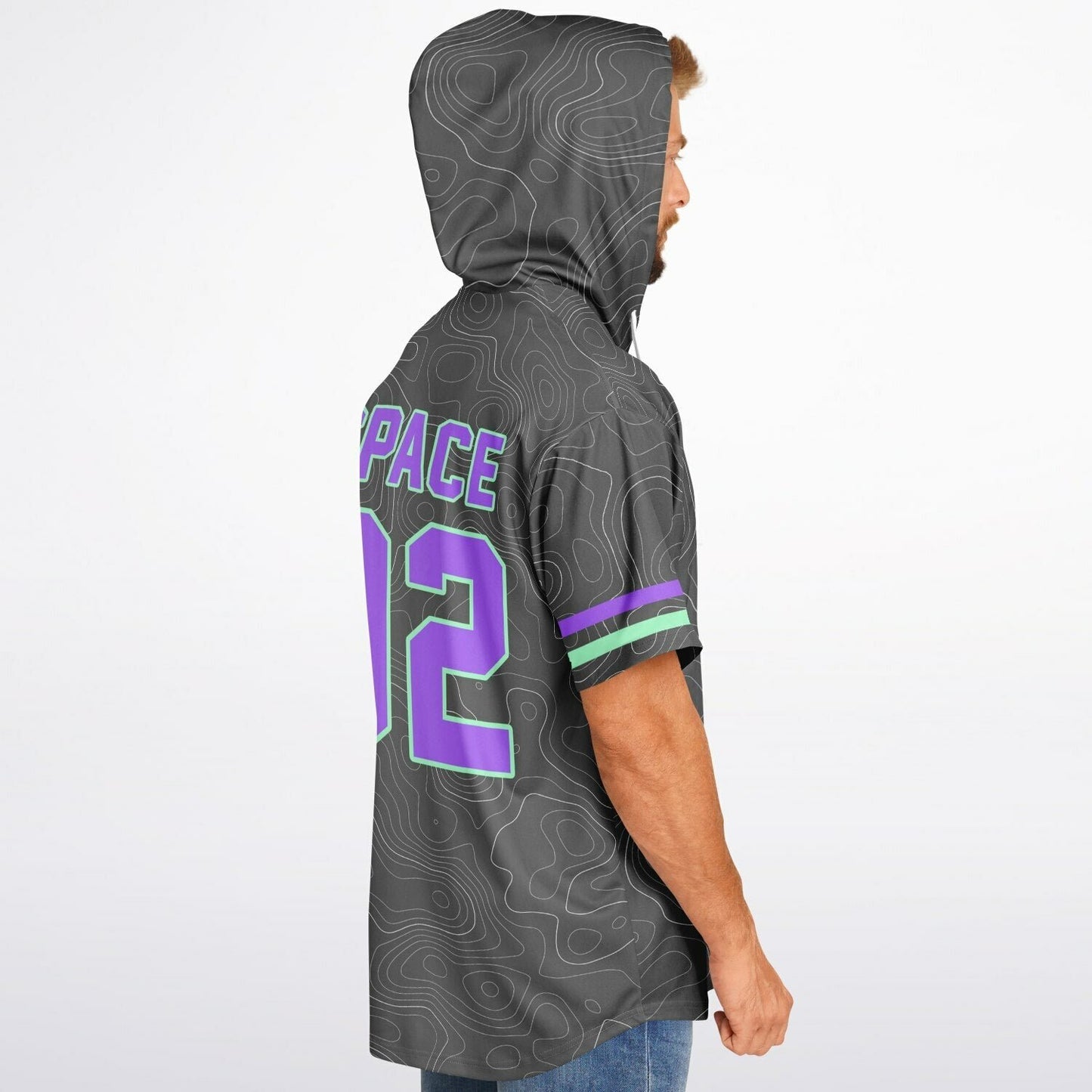 Tarjei custom Hooded Baseball Jersey