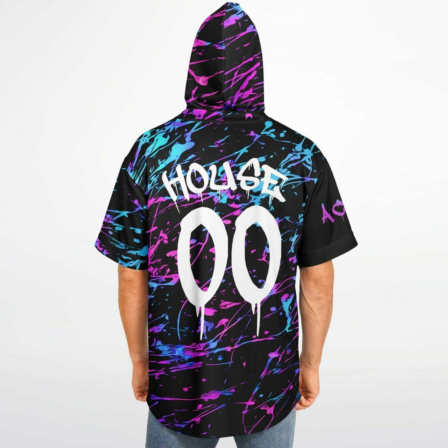 Acid house Hooded Baseball jersey