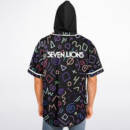 Nicole E Hooded Baseball Jersey V5