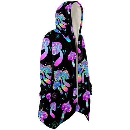 Mushrooms forest hooded cloak