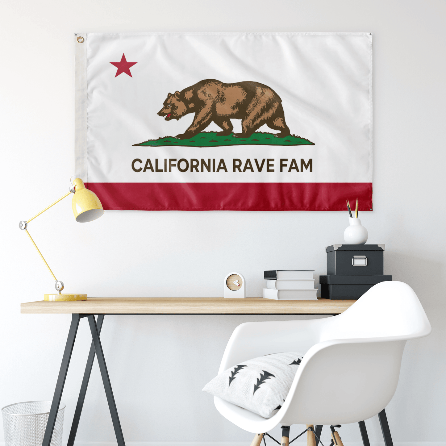 CALIFORNIA RAVE FAM FLAG
