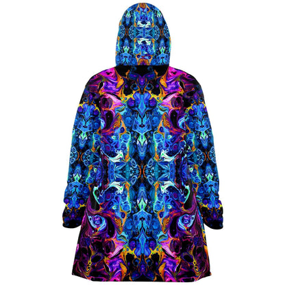 Psychedelic hooded cloak