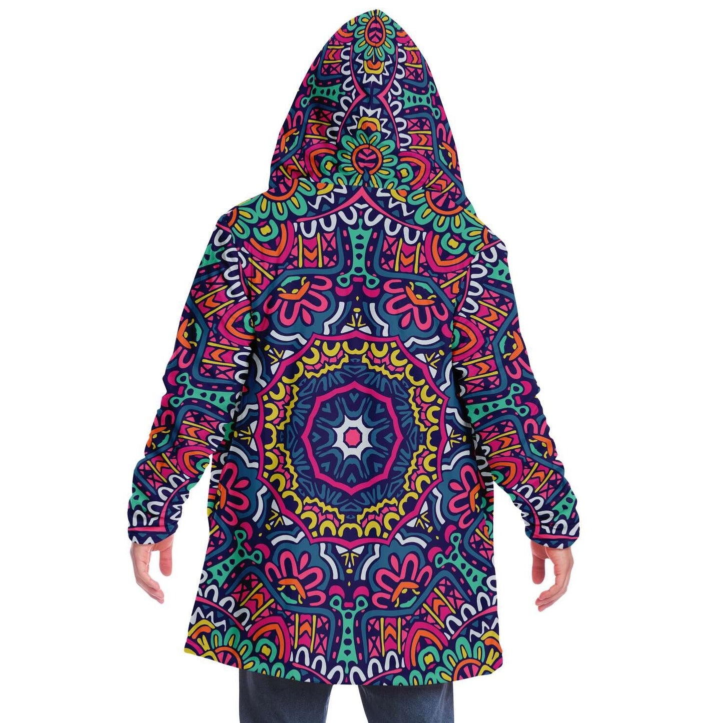 Tribal custom hooded cloak