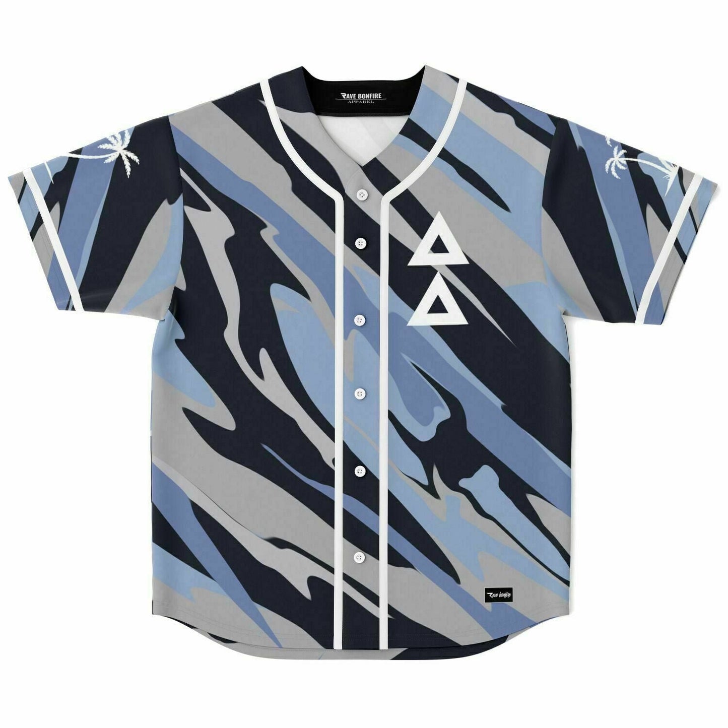 Calvin harris blue camo jersey shirt