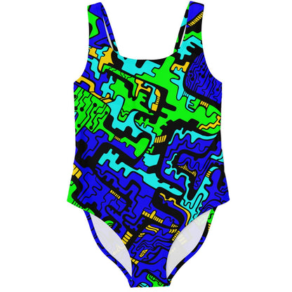 Psychedelic rave bodysuit