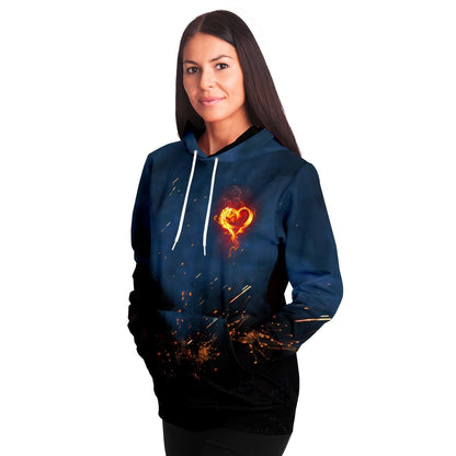 hearts on fire hoodie