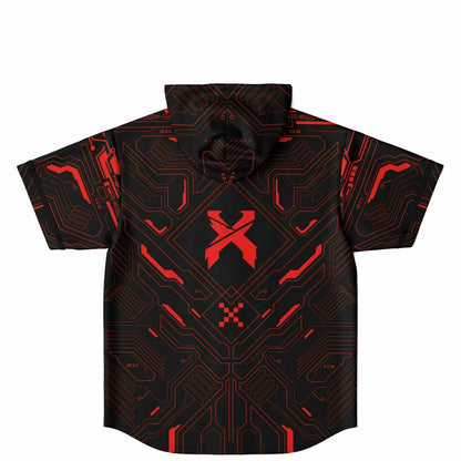 Cyberpunk Hud Hooded Baseball Jersey