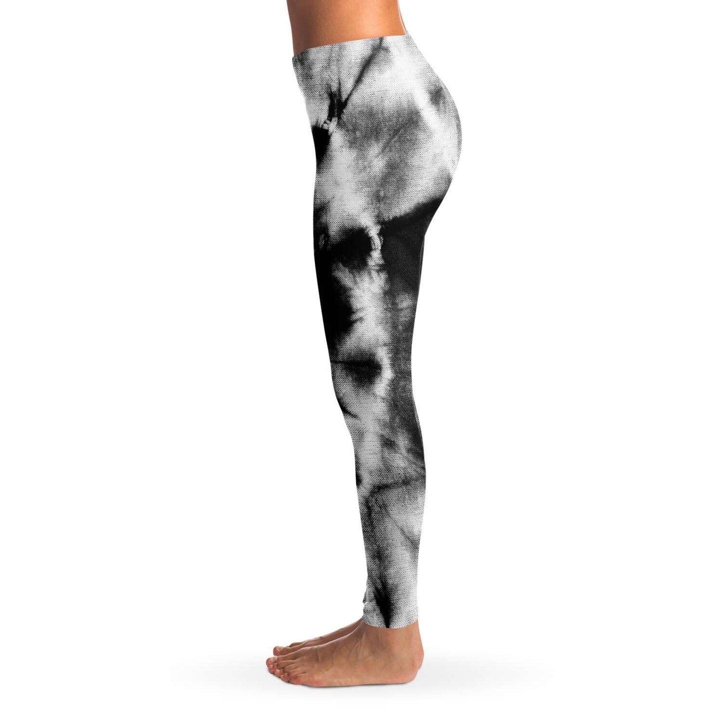 B&W Tie dye Leggings