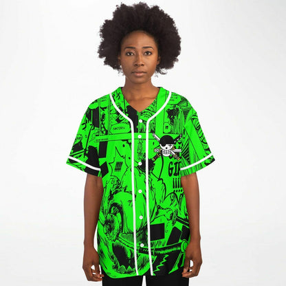 Zoro one piece baseball jersey