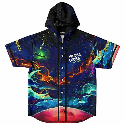 Rick and morty Hooded custom baseball jersey