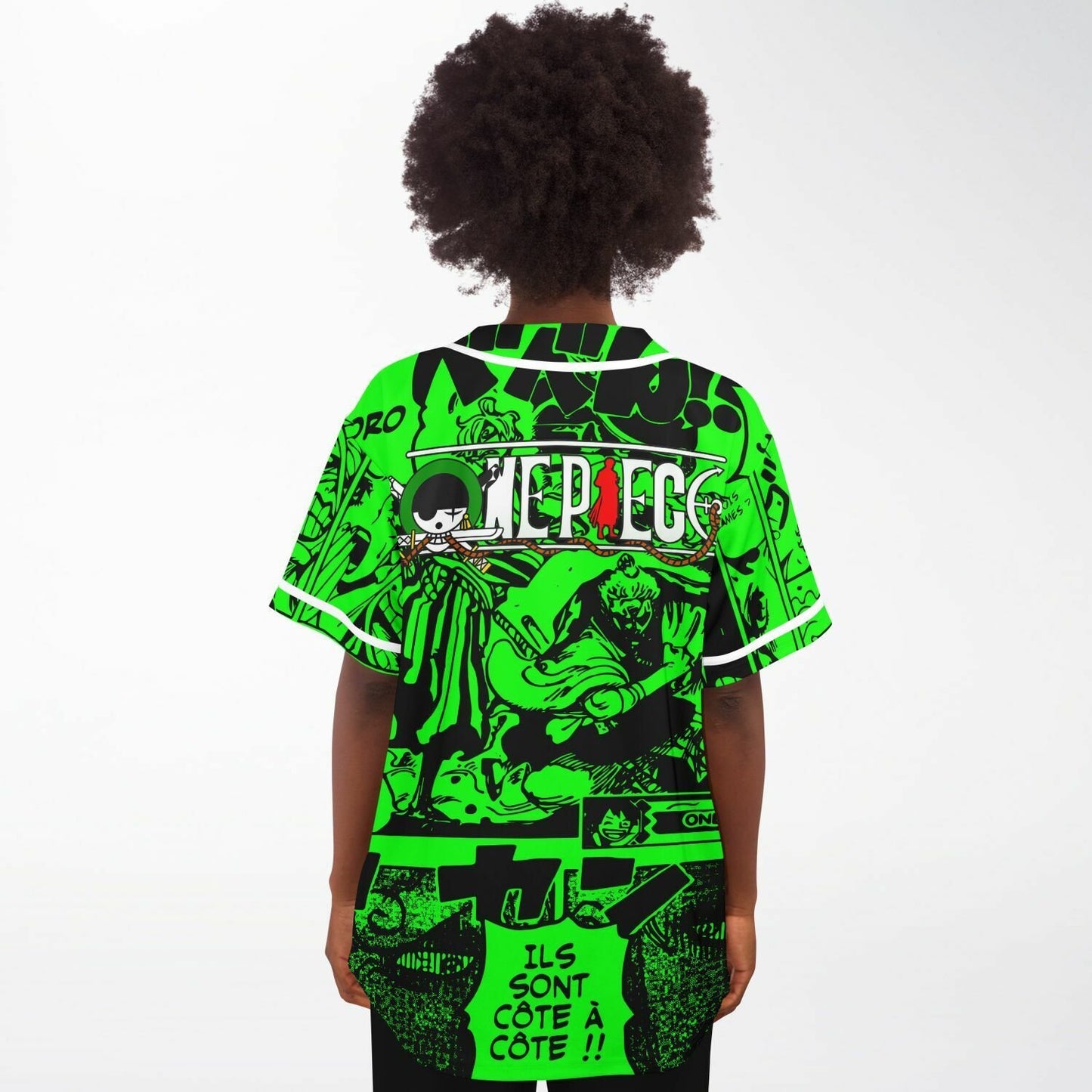 Zoro one piece baseball jersey