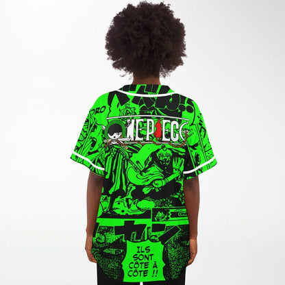 Zoro one piece baseball jersey