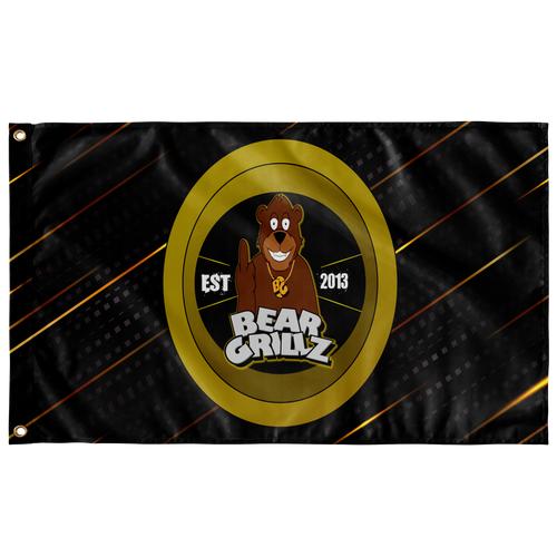 BEAR GRILLZ FLAG