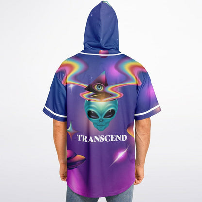 Transcend Hooded Baseball Jersey