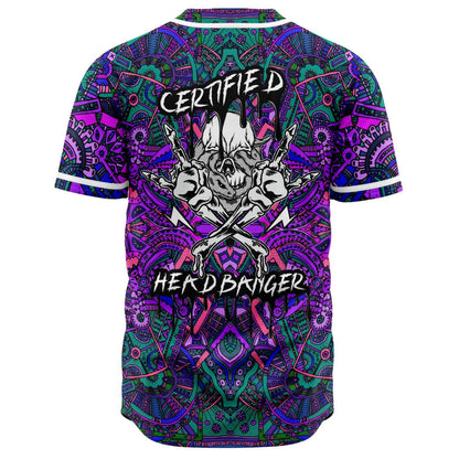 Certified headbanger custom jersey