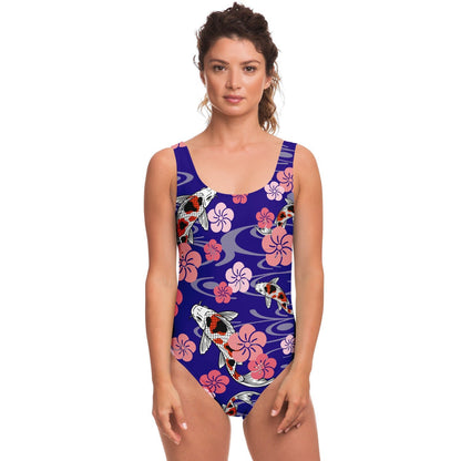Koi fish rave bodysuit
