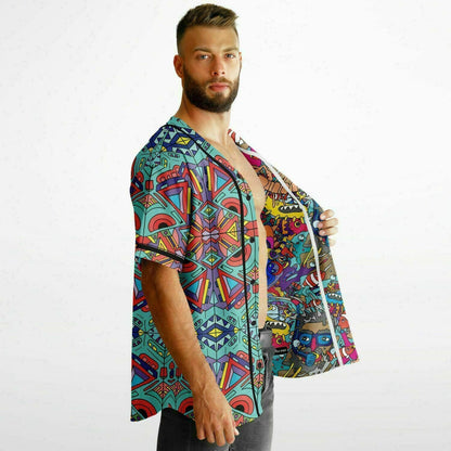 Trippy doddle Reversible Baseball Jersey