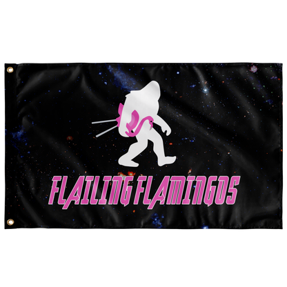 Flailing Flamengos custom flag