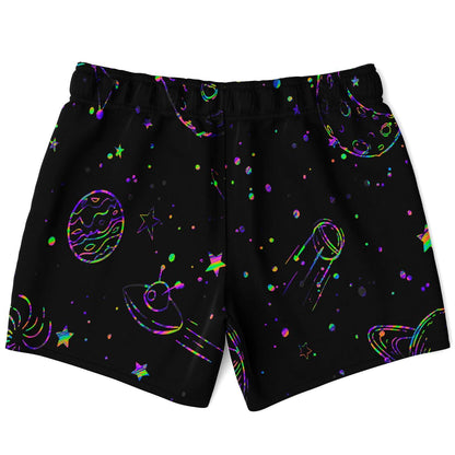 Colorful galaxy stars Swim trunks