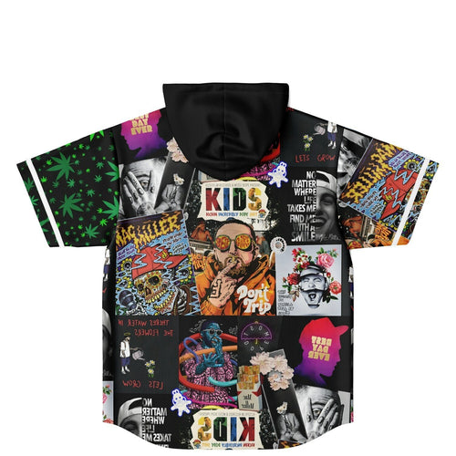 Kylene custom Hooded Baseball Jersey