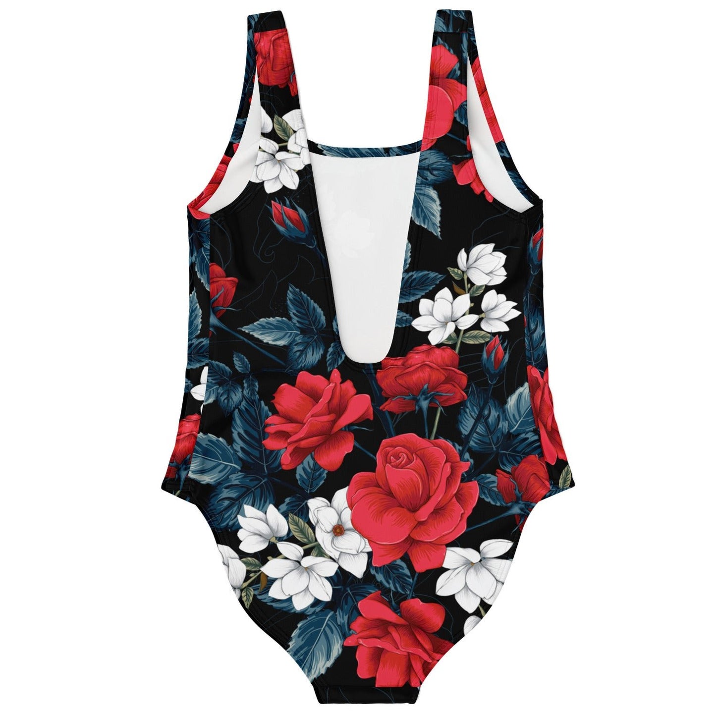 Red flowers rave bodysuit	 V2