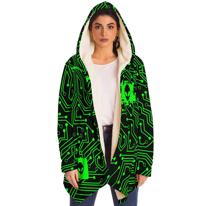Motherboard circuit hooded cloak