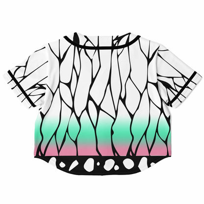 Demon slayer Cropped rave Cropped Rave Top Jersey