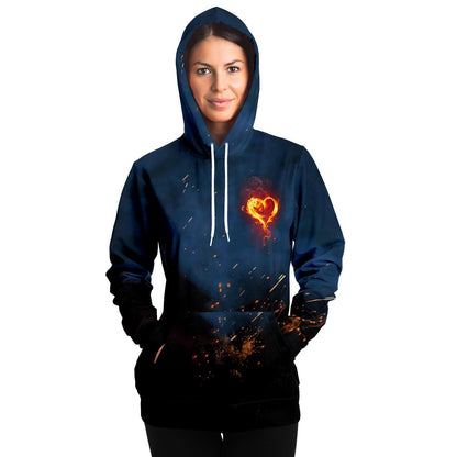 hearts on fire hoodie