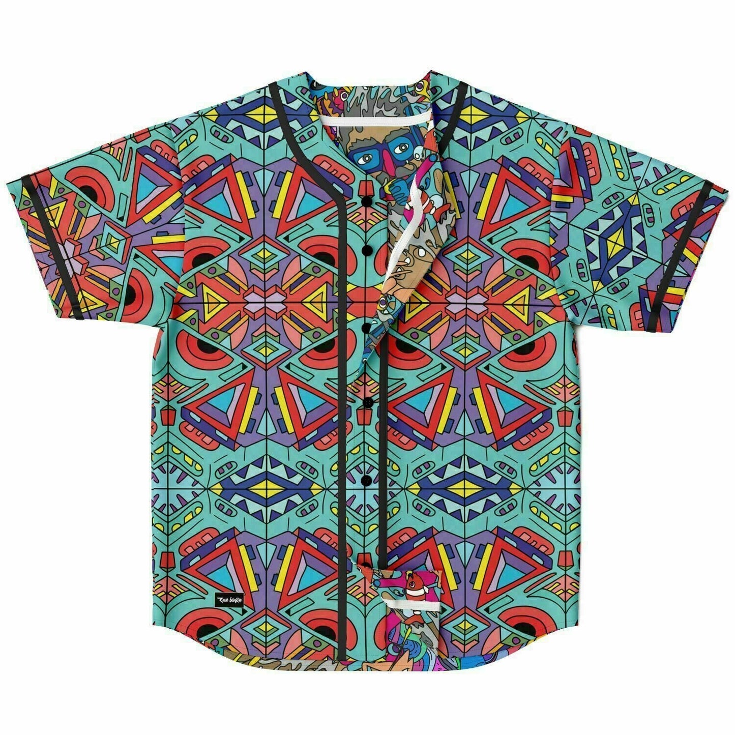 Trippy doddle Reversible Baseball Jersey