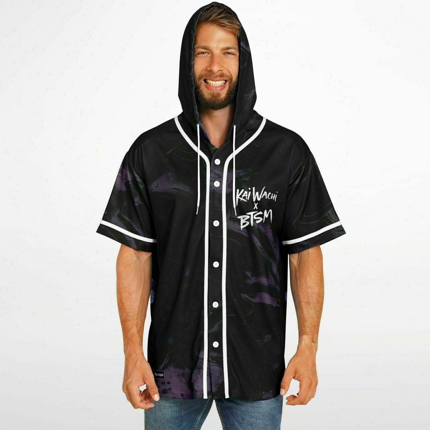 Mark sw hooded baseball jersey