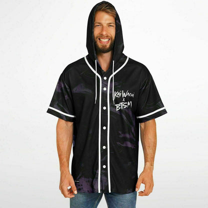 Mark sw hooded baseball jersey