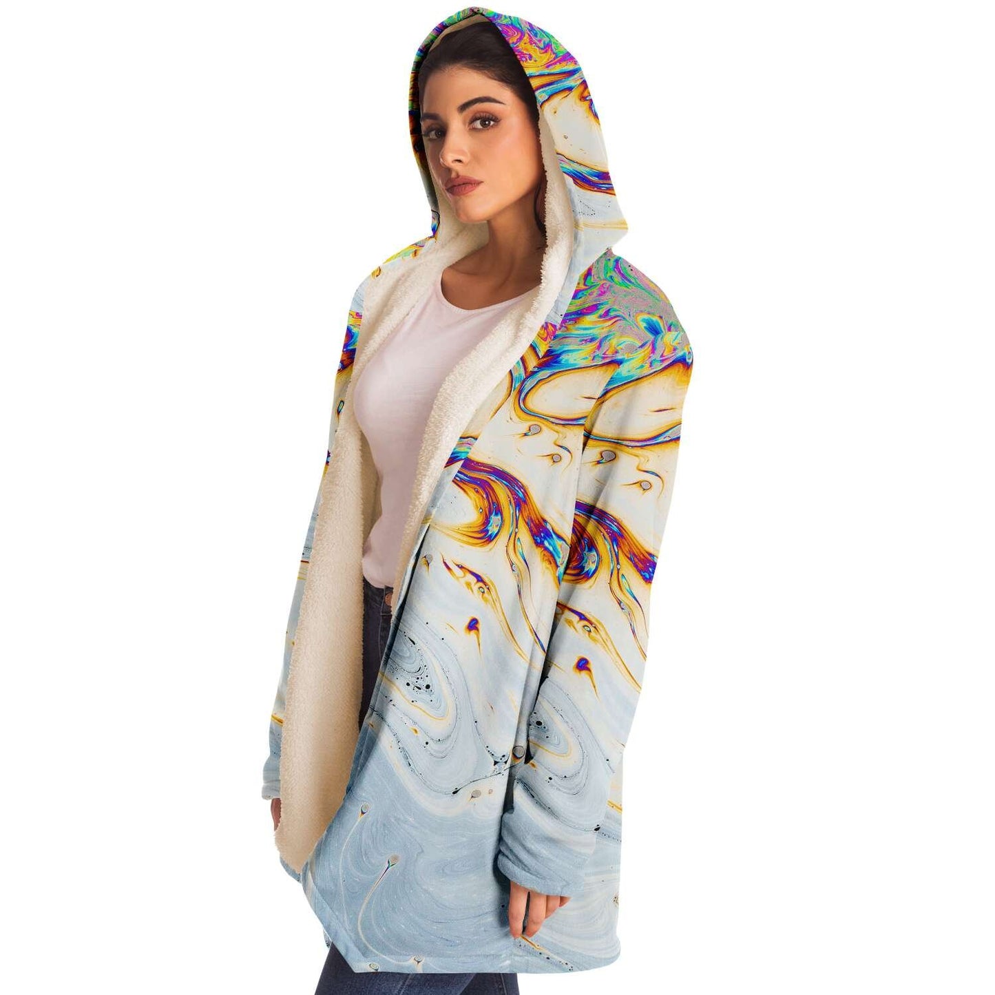 Stay Weird hooded cloak