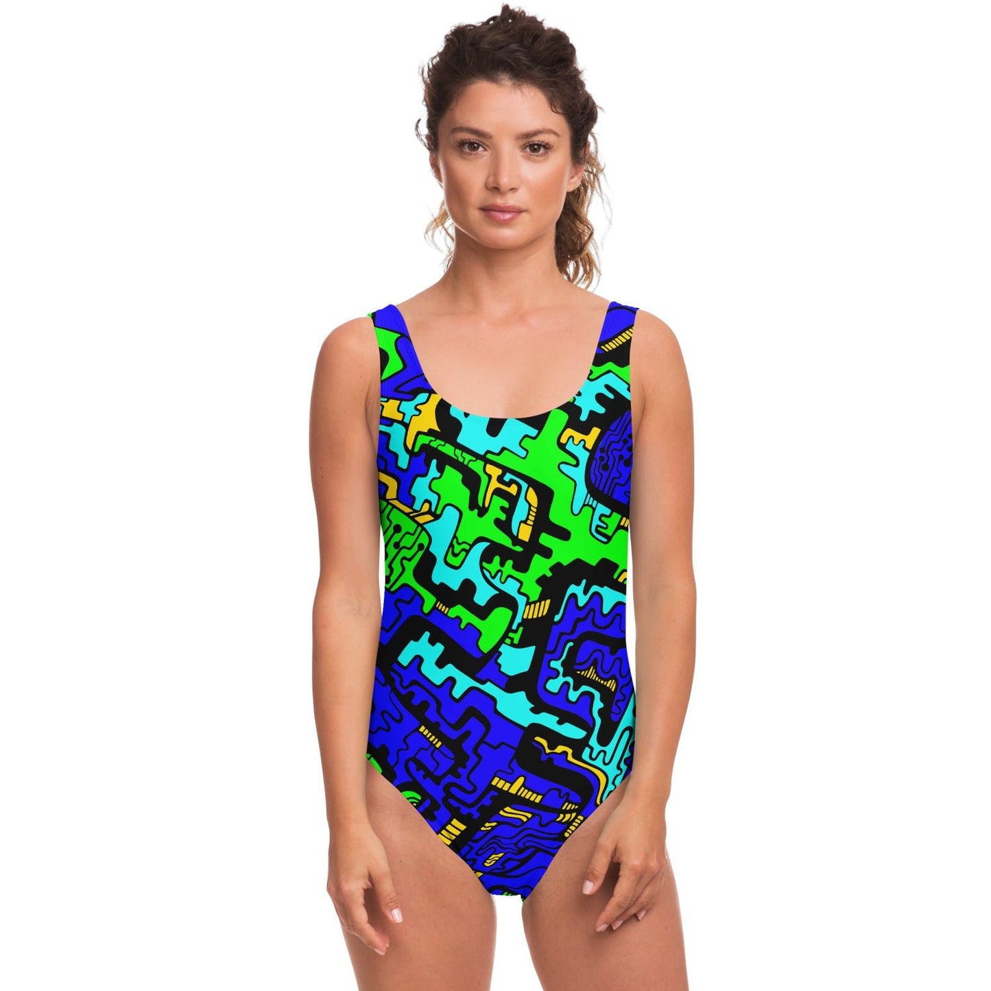 Psychedelic rave bodysuit